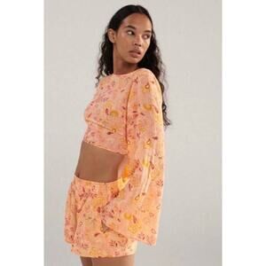 Zara Boho Crop with Bell Sleeves and Open Back